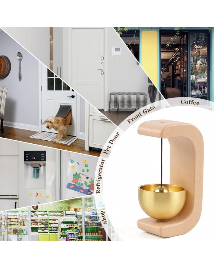 Magnetic Door Opening Bell at The Entrance, Magnetic Wind Chime on The Refrigerator, Commercial Store Decoration Doorbell, Porch and Balcony Decoration Wind Chime, Original Gifts for Housewarming