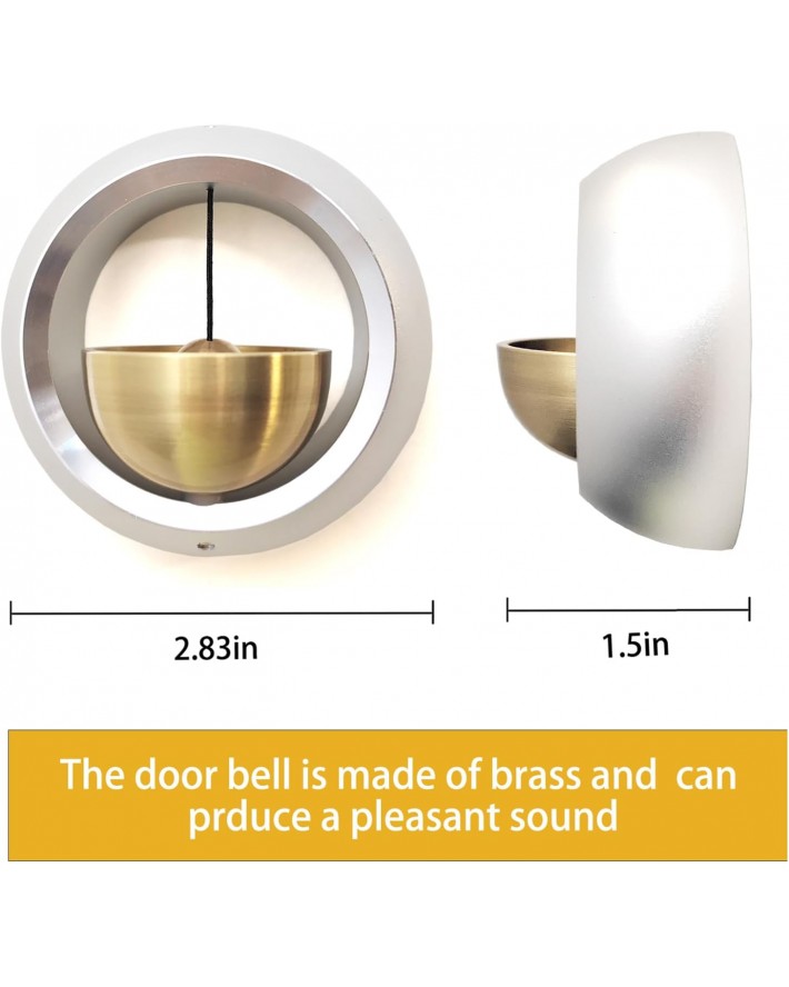 Shopkeepers Bell for Door Opening, Door Chime for Business When Entering, Easy to Install Magnetic Doorbell, Unique Business Decorations and Entrance Hanging Decorations- Creative Gift