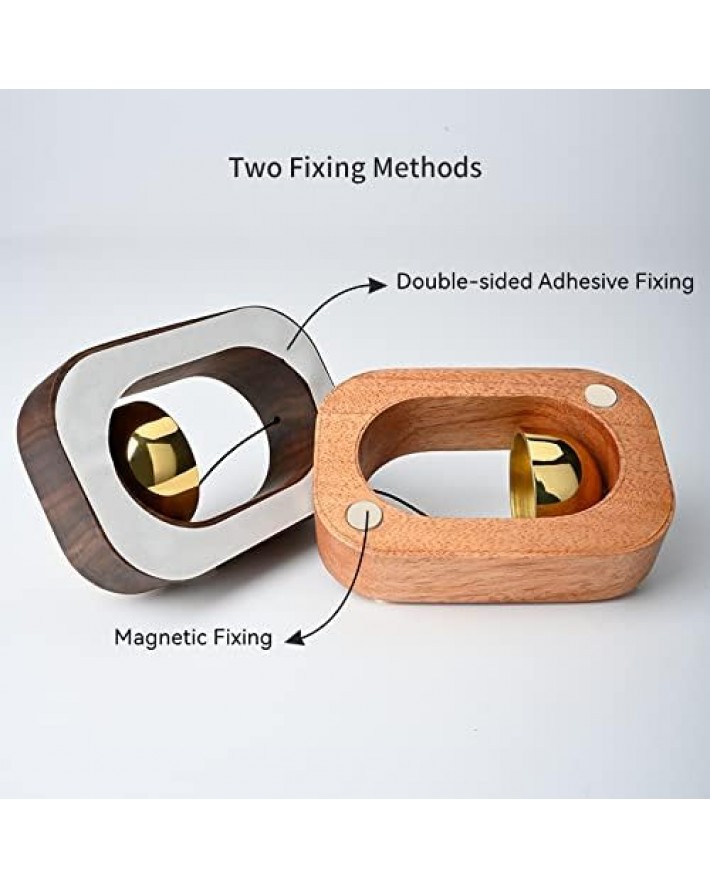Shopkeepers Bell for Door Opening - Magnetic Doorbell Chime for Business - Unique Ornaments and Hanging Decoration for Enty, Fridge Sticker & Barn Door