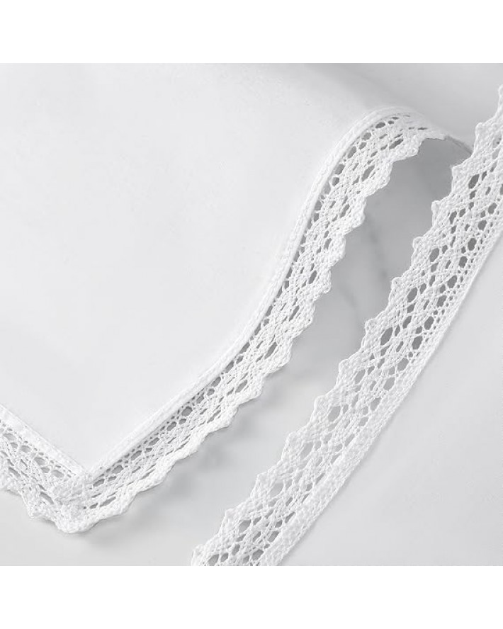 White Lace Handkerchiefs for Women Cotton Ladies Lace Handkerchiefs Wedding Handkerchief Scalloped White Bridal Hankies