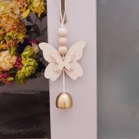 Butterfly Hanging Bell for Door Opening - Good Luck Decoration for Entrance, Window, and Wall - Wind Chime Home Decor