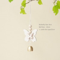 Butterfly Hanging Bell for Door Opening - Good Luck Decoration for Entrance, Window, and Wall - Wind Chime Home Decor