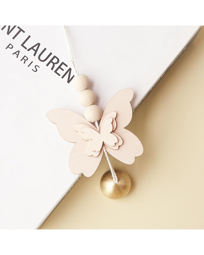 Butterfly Hanging Bell for Door Opening - Good Luck Decoration for Entrance, Window, and Wall - Wind Chime Home Decor